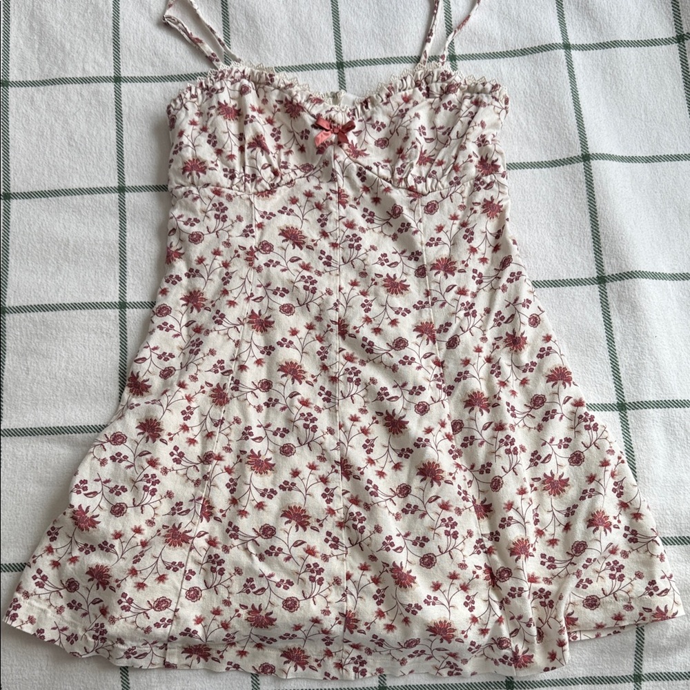 Floral Spaghetti Strap Dress